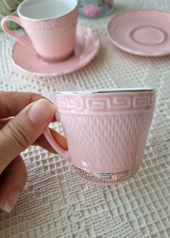 Beden Madame Coco Pastel Pembe 2'li Fincan Seti