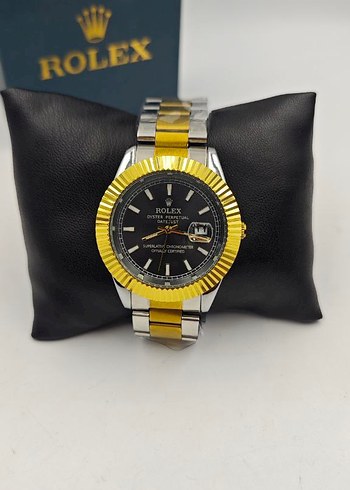 Rolex Erkek Saat Altın Detaylı