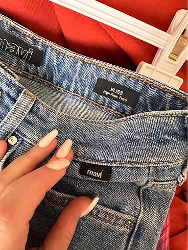 36 Beden Mavi flare Jean