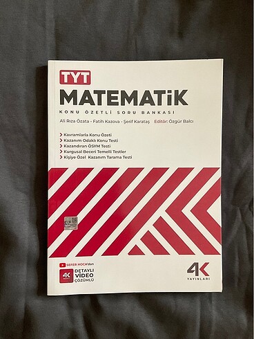 4K Yayınları TYT Matematik + Geometri Soru Bankası Paketi