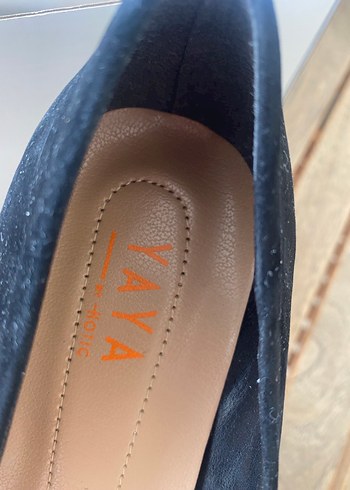 Siyah Süet Stiletto Topuklu Kadın Ayakkabı - Görsel 6