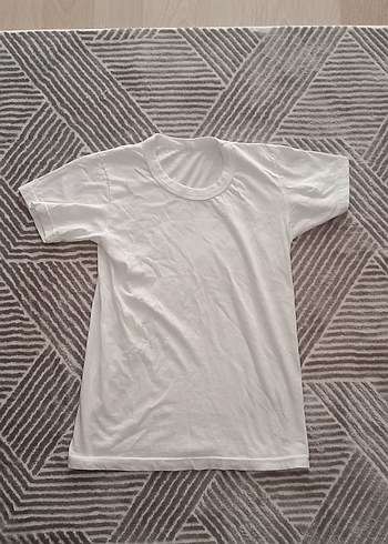Beyaz Çocuk Beyaz T-shirt