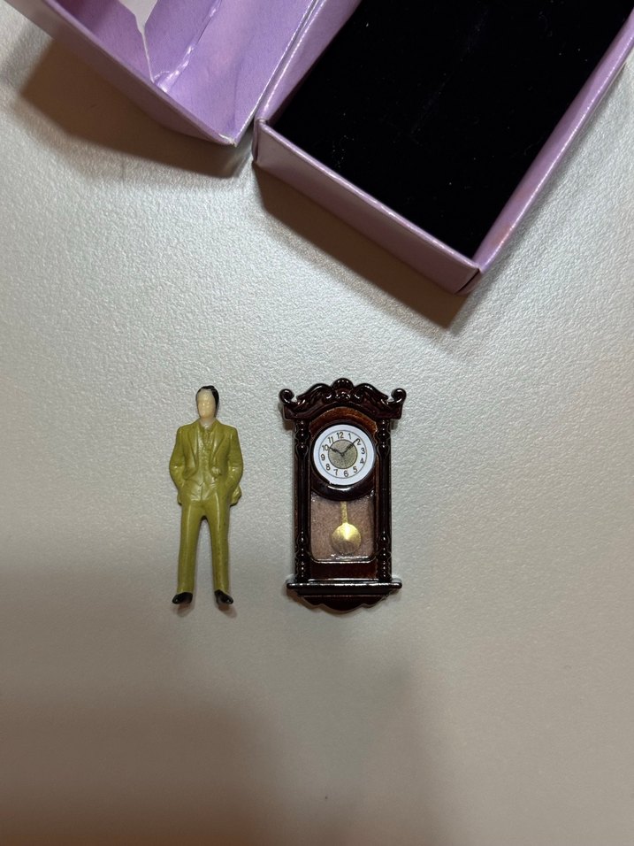 Kahverengi Minyatür Saat - Görsel 2