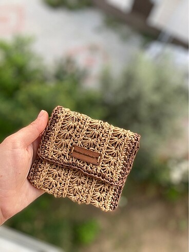 Beden çeşitli Renk Hasır cüzdanlar