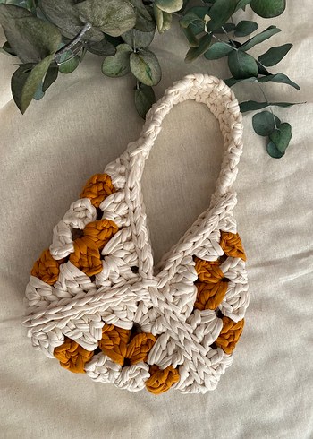 Örgü Bohem Kadın Çanta - Görsel 3