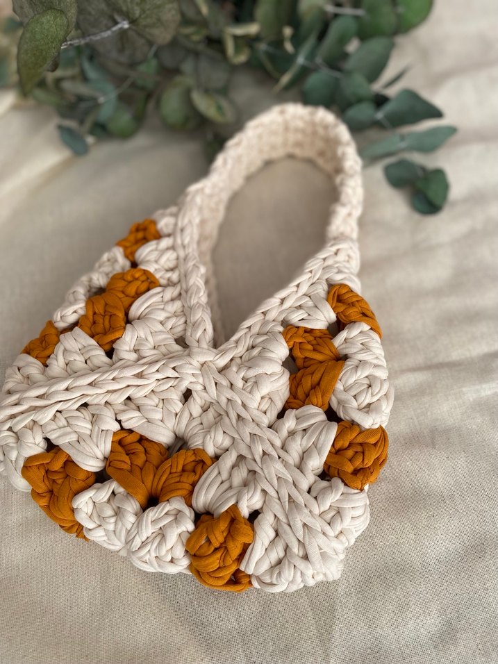 Örgü Bohem Kadın Çanta - Görsel 2