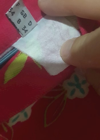 MOSCHINO JEAN Çiçek Desenli Kırmızı Bohem Kadın Pantolon LIKRALI - Görsel 5