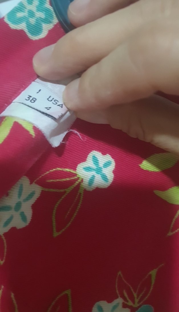 MOSCHINO JEAN Çiçek Desenli Kırmızı Bohem Kadın Pantolon LIKRALI - Görsel 4