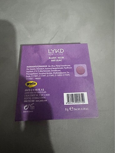 Flormar Lykd markası lila allık