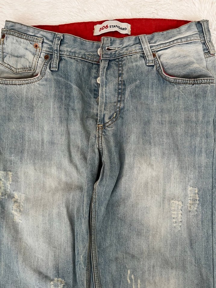 Gri Rahat Kesim Erkek Kot Pantolon - Görsel 2