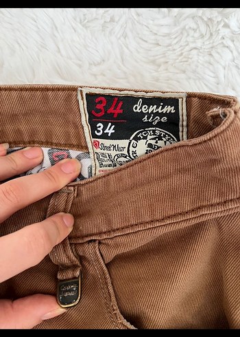 Kahverengi Süet Erkek Casual Pantolon - Görsel 3