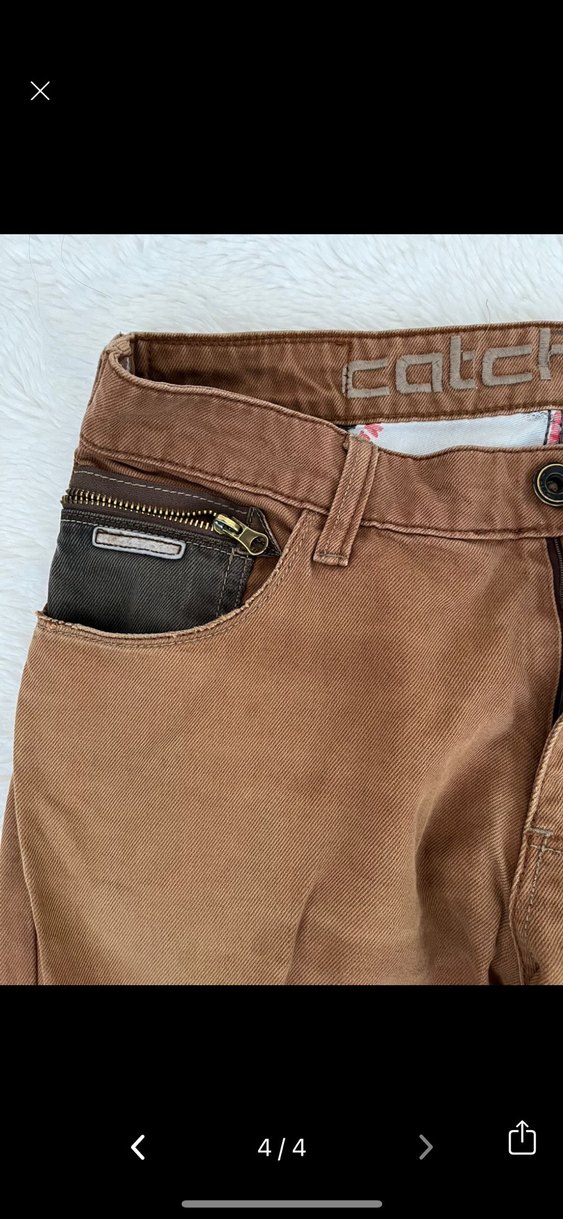 Kahverengi Süet Erkek Casual Pantolon - Görsel 4