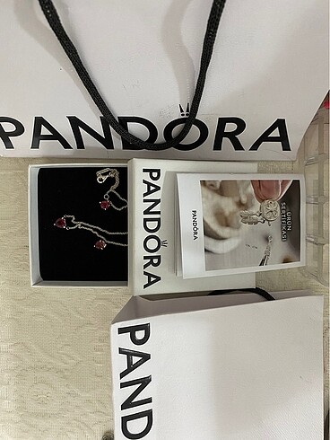 Beden Pandora kolye küpe set