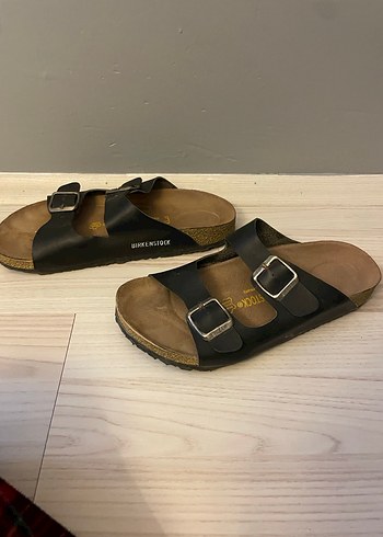 Birkenstock Kadın Siyah Kemerli Wedge Topuk Terlik Bırkenstock
