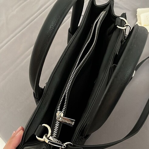 Beden siyah Renk Stradivarius tote çanta