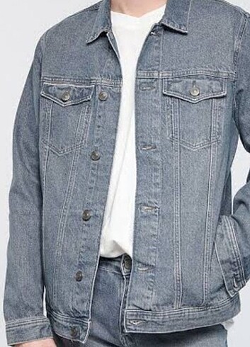 Mavi jean Erkek Ceket - Görsel 2