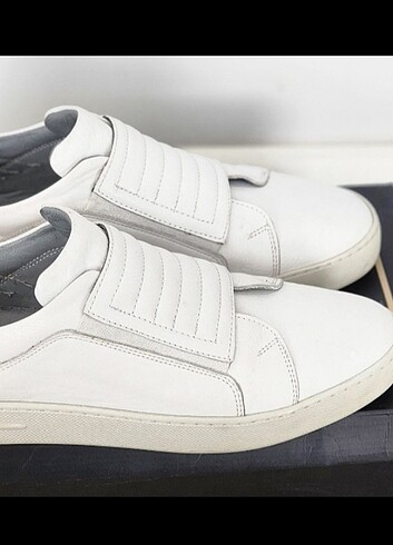 Beyaz erkek deri ayakkabı - Görsel 3