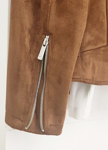 Zara Erkek Süet Ceket - Görsel 4