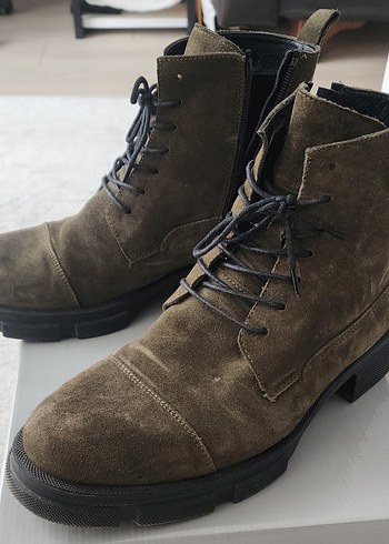 Kaymaz Taban Deri Süet Erkek Bot - Görsel 2