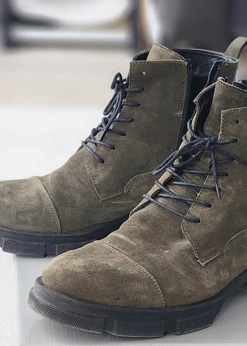 Kaymaz Taban Deri Süet Erkek Bot - Görsel 3