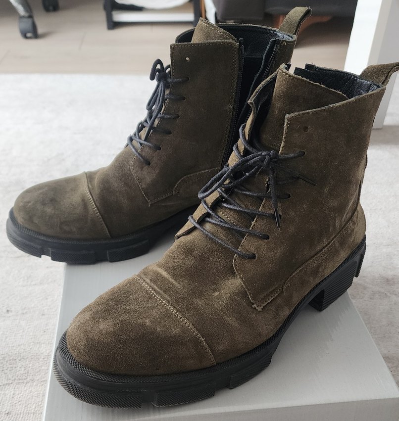 Kaymaz Taban Deri Süet Erkek Bot - Görsel 2