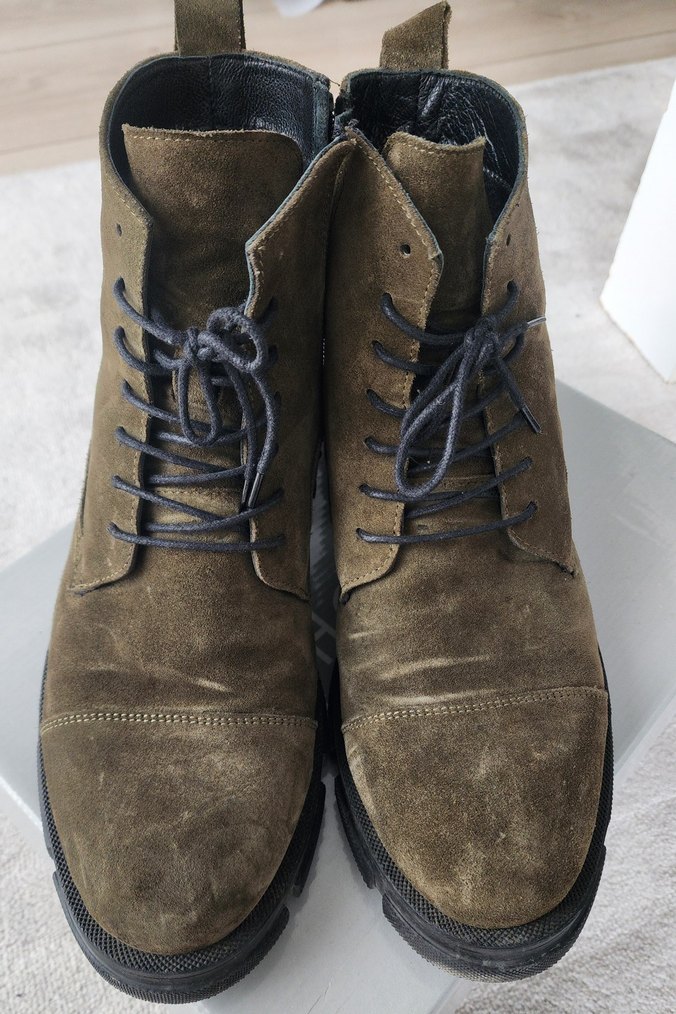 Kaymaz Taban Deri Süet Erkek Bot - Görsel 5