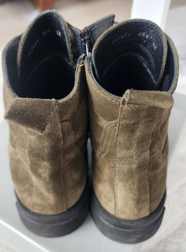 Kaymaz Taban Deri Süet Erkek Bot - Görsel 4