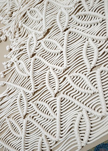 Bohem Nakışlı Beyaz Perde - Görsel 2