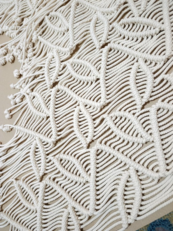 Bohem Nakışlı Beyaz Perde - Görsel 2