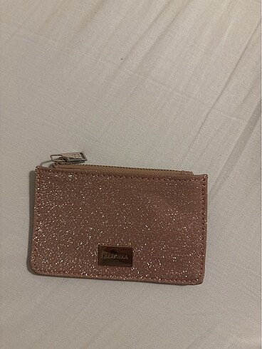 Bershka pembe simli kartlik