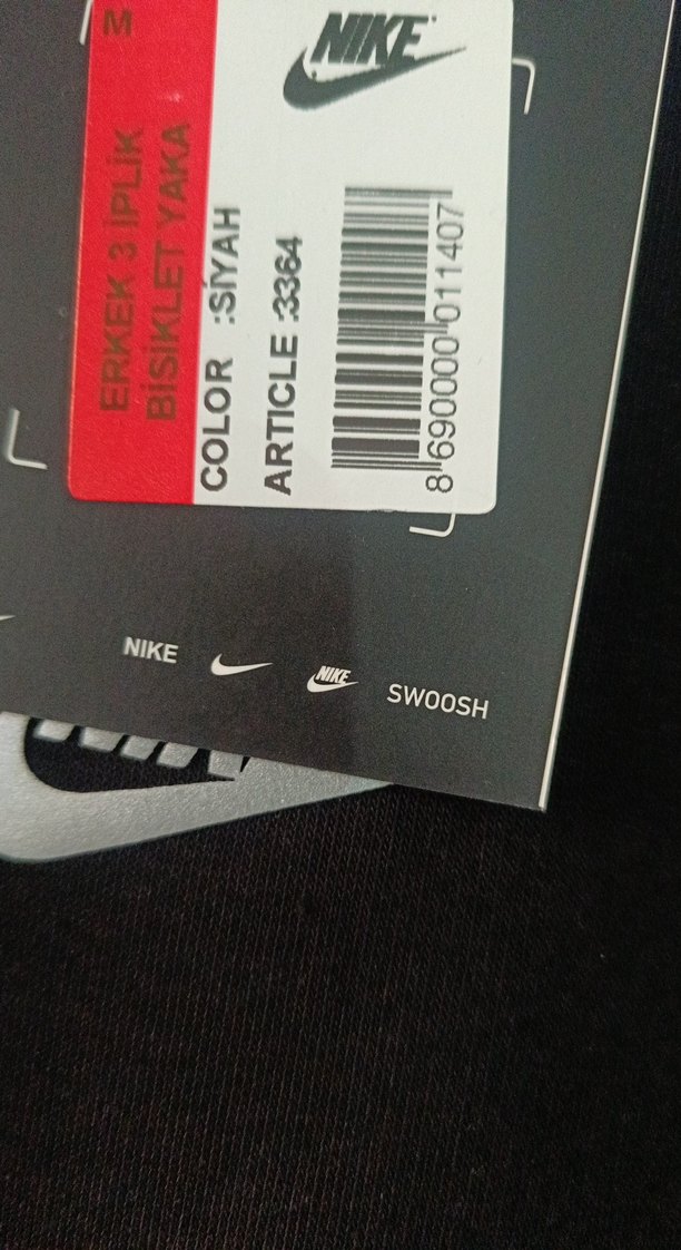 Siyah Nike Erkek Sweatshirt - Görsel 5