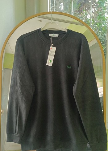 Lacoste Siyah Erkek Triko Sweatshirt - Görsel 2