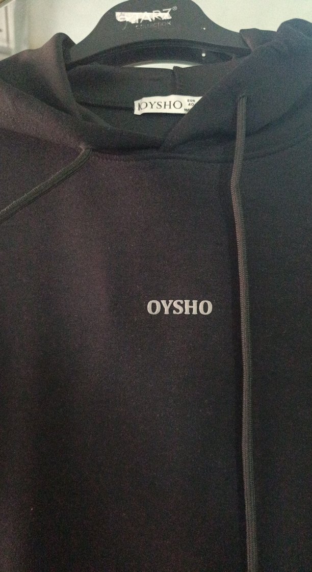 Oysho Siyah Kapüşonlu Kadın Sweatshirt - Görsel 3