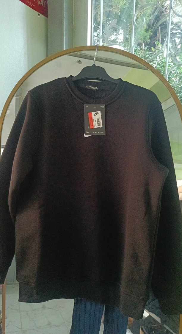 Erkek Siyah Oversize Sweatshirt - Görsel 2