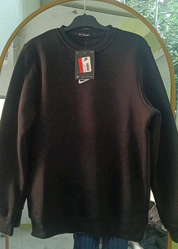 Siyah Erkek Oversize Sweatshirt - Görsel 3