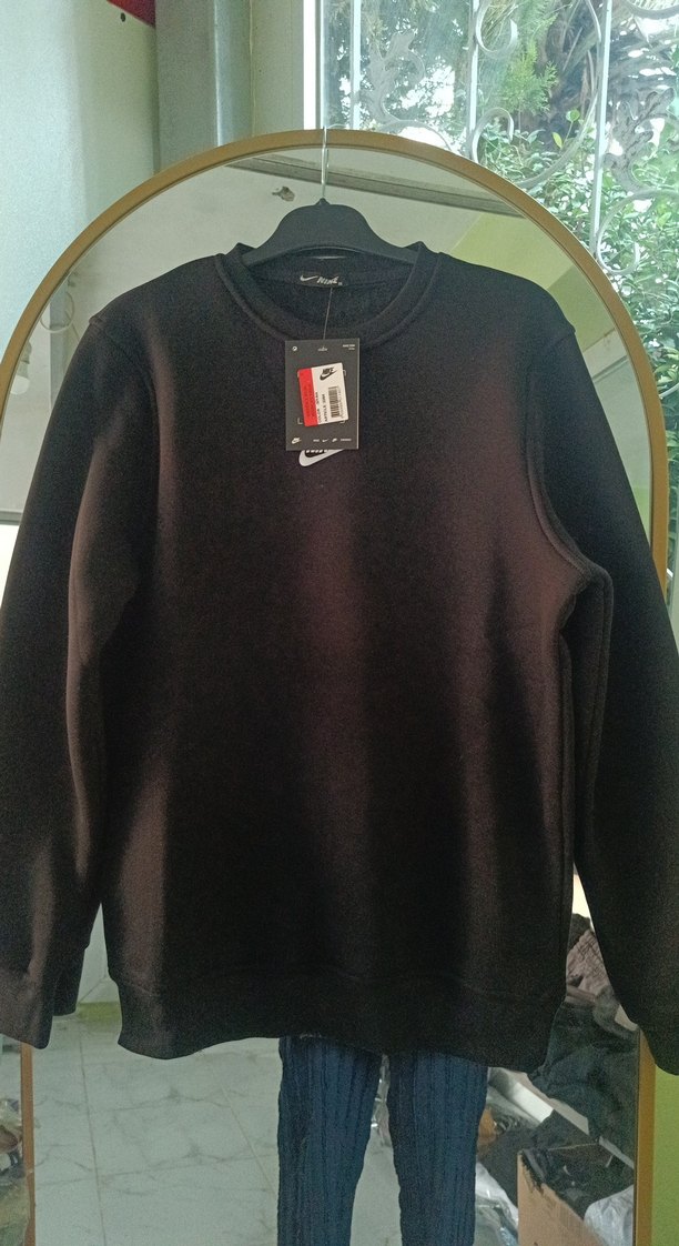 Siyah Erkek Oversize Sweatshirt - Görsel 3