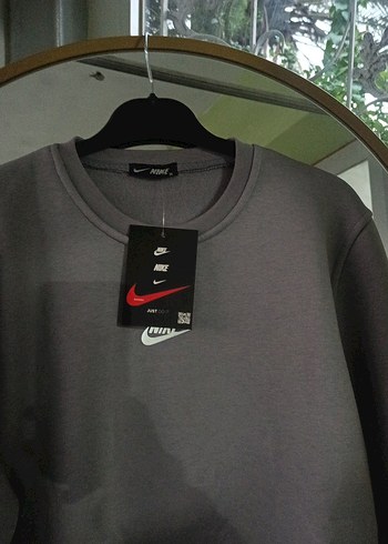 Gri Erkek Sweatshirt Uzun Kollu Rahat Kesim - Görsel 4