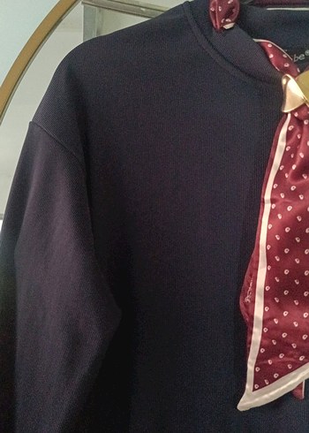 Bordo Kadın Uzun Kollu Sweatshirt - Görsel 4