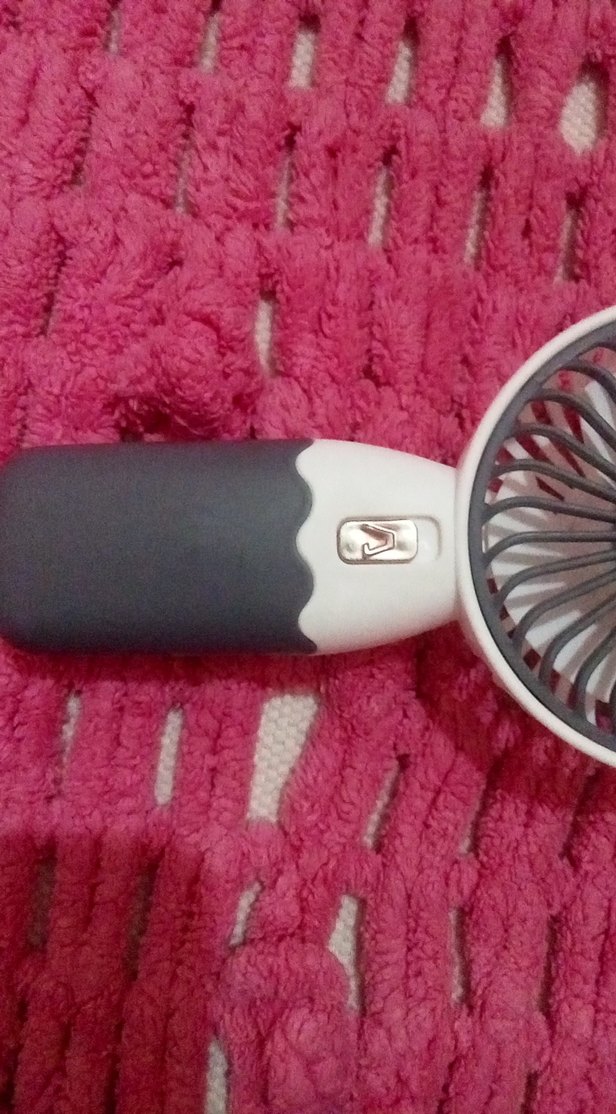 Gri Mini Taşınabilir El Vantilatörü - Görsel 3