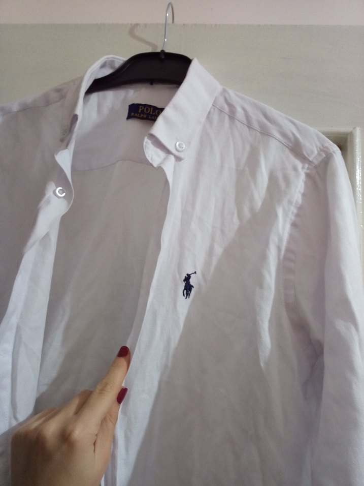 Erkek Beyaz Keten Uzun Kollu Gömlek - Görsel 2