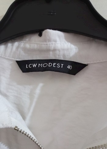 Beyaz Uzun Kollu Keten Gömlek Midi Boy - Görsel 4