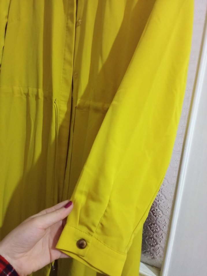 yeşil Uzun Keten Kadın Tunik - Görsel 5