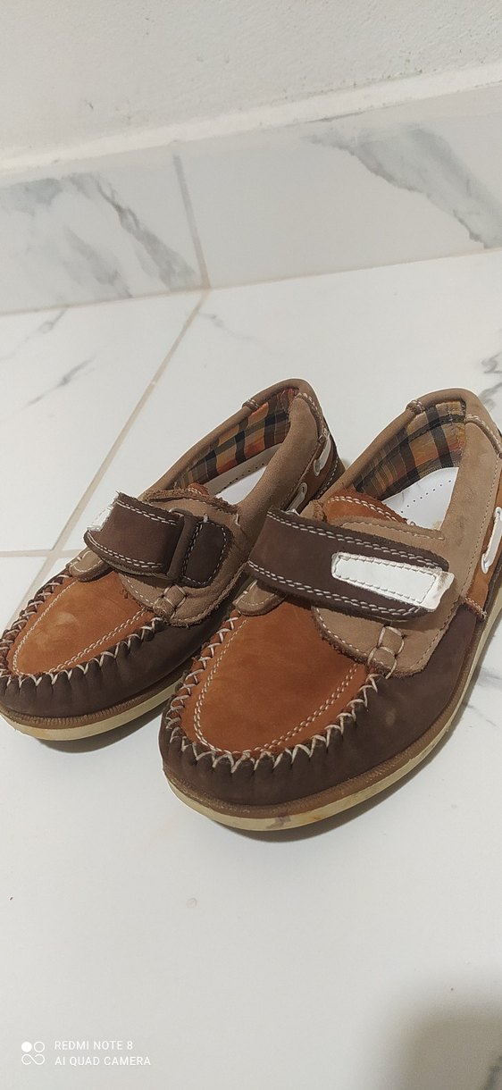 Kahverengi Süet Erkek Çocuk Özel Ayakkabı - Görsel 3