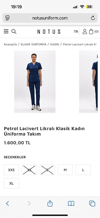 Diğer NOTUS ÜNİFORMA / Hemşire üniforması
