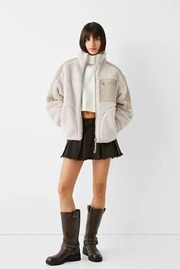 Bershka peluş mont