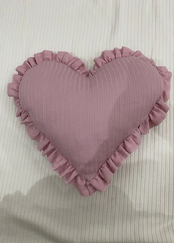 Pembe Kalp Yastık - Görsel 2