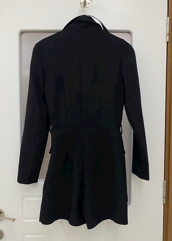 Kadın Siyah Mini şortlu elbise - Görsel 3