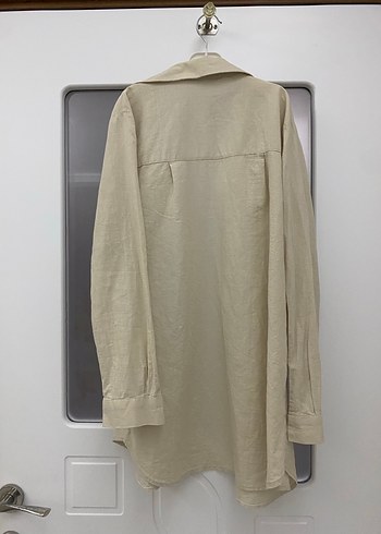 Bej Uzun Kollu  Gömlek - Görsel 2
