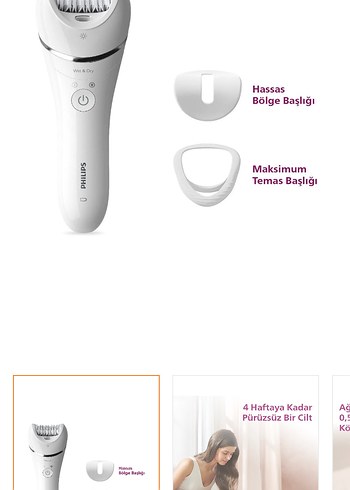 Philips epilasyon aleti