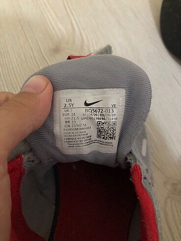 34 Beden Orjinal nike